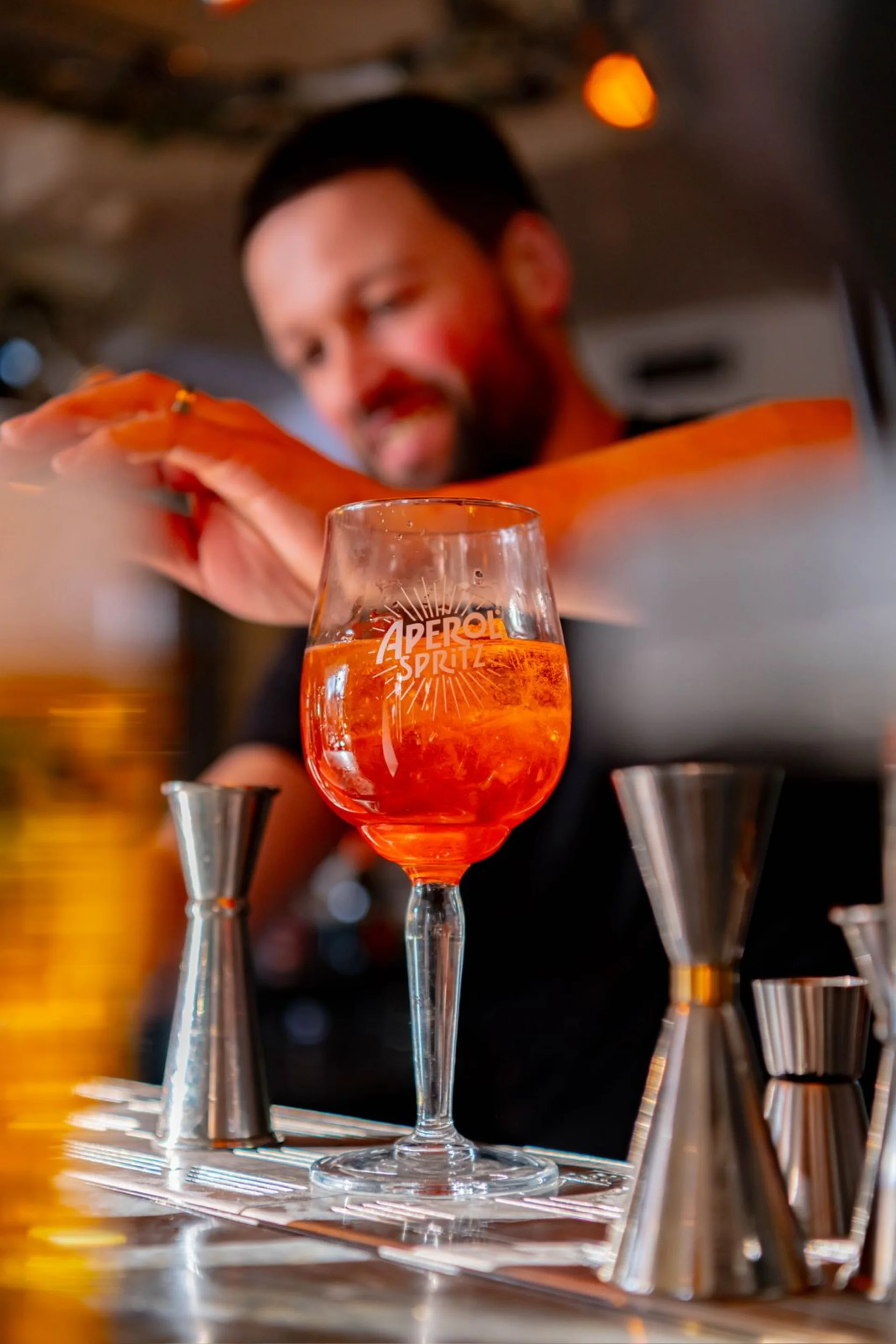 Aperol Spritz close-up